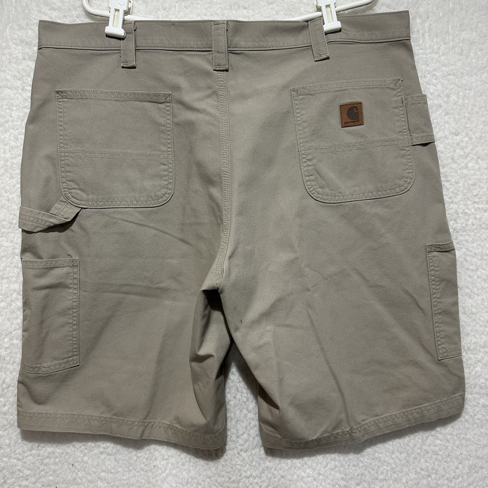 Carhart Original Fit Carpenter Cargo Shorts B147 Tan Utility Workwear Size 42